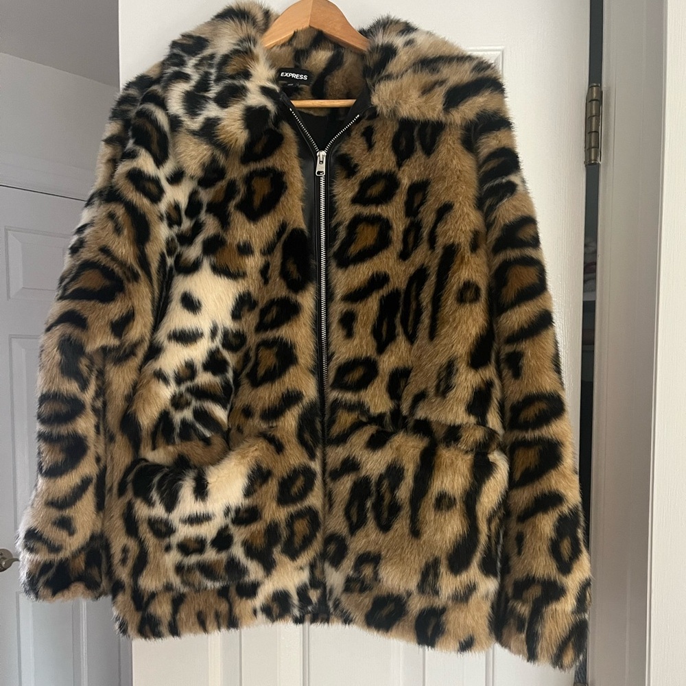 Leopard print jacket